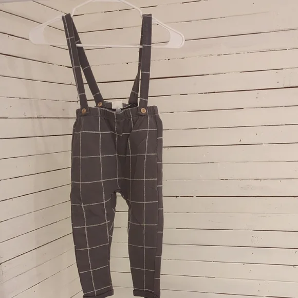 NWT Gray Checkered Kids Bottoms Unisex - Picture 4 of 4
